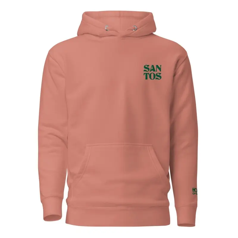 Santos New Era hoodie - Jungle Pink