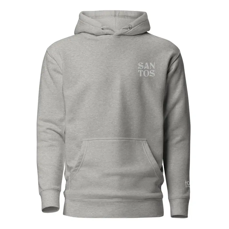 Santos New Era hoodie - Mottled grey