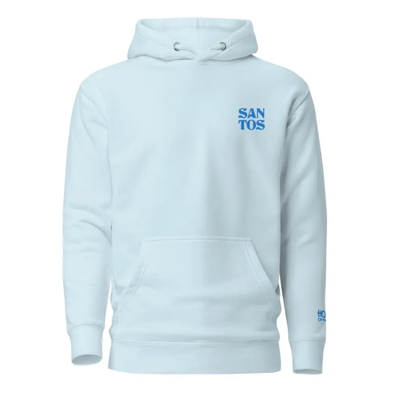 Santos New Era hoodie - Pastel Blue