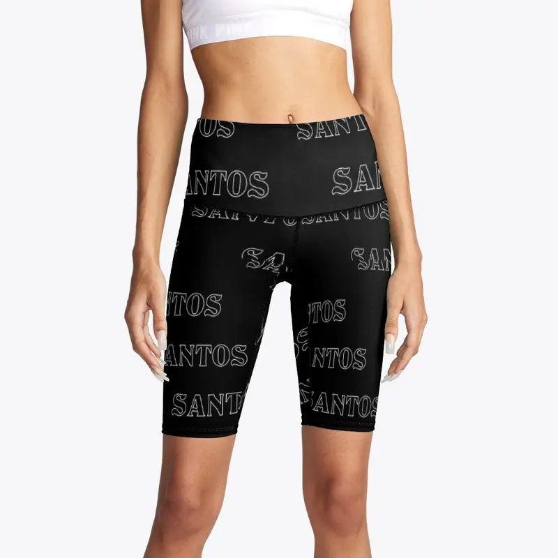 Cycling leggings Black Glitch by Santos®