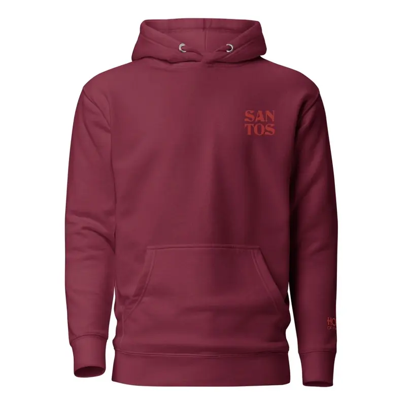 Santos New Era Hoodie - Cinnamon Red